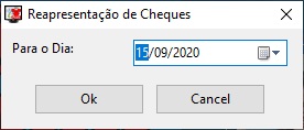 Reapresentar Cheques - A Pagar